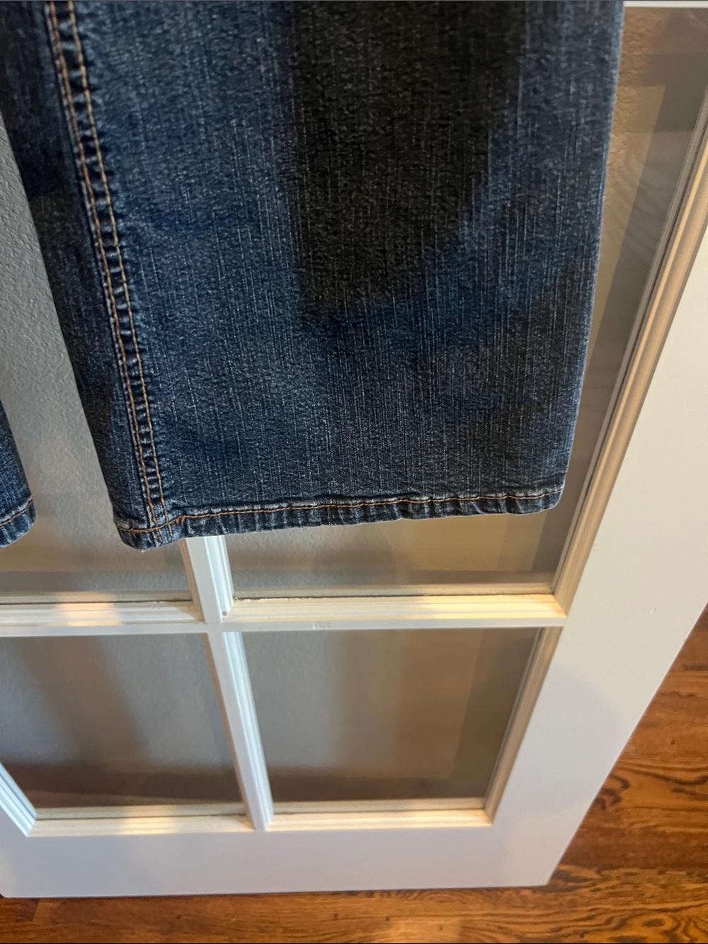 Faded Glory Women's Dark Wash Flare Jeans Size 12 - Picture 3 of 10